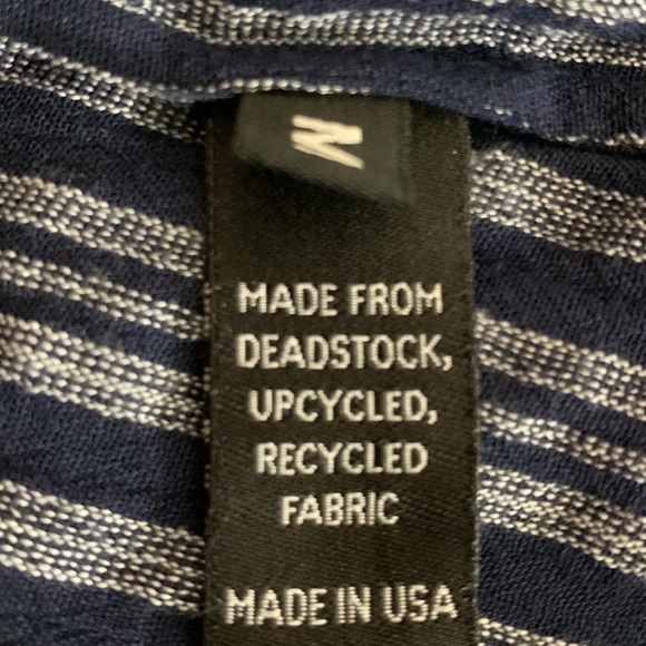 Madewell Cristy Dawn Collaboration Striped Drawstring waist Dress, M - Picture 11 of 11